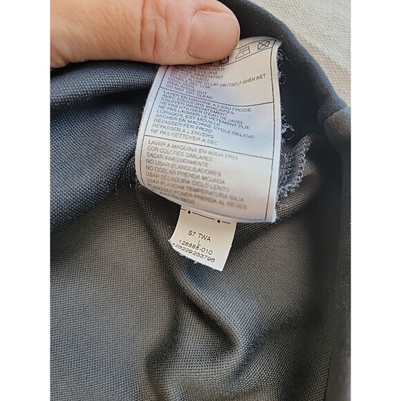 Nike Pullover Mens L 1/4 Zip Black Gray Fit Dry Dad Logo Outdoor Casual Grandpa - Picture 8 of 12